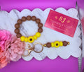 Sunflower Keyring + bracelet