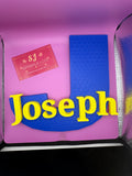 3D Custom Large name plaque blue yellow