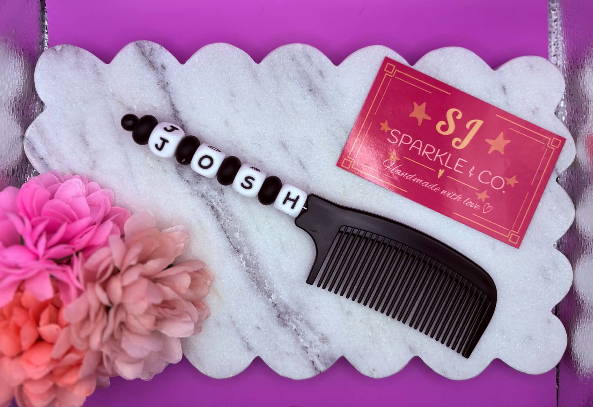 Personalized name comb